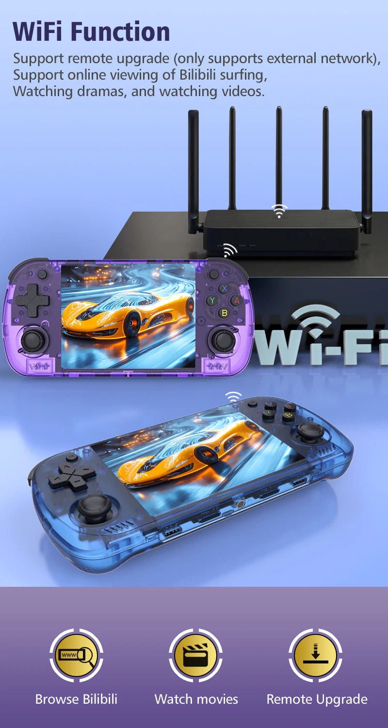Console Portable Rétro BOYHOM 2026 – Écran IPS 4" | Linux | Wi-Fi | 64Go/128Go