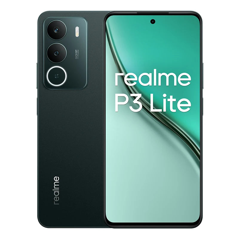 realme P3lite, smartphone version globale, batterie 6000 mAh, chipset OCTA-CORE, charge rapide 15W, 360 ° NFC, Ultra Li