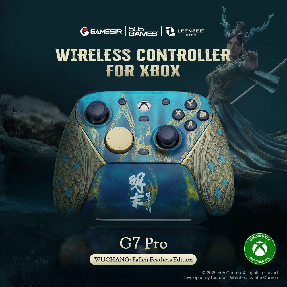 GameSir G7 Pro WUCHANG – Manette Sans Fil Xbox/PC/Android | Édition Fallen Feathers