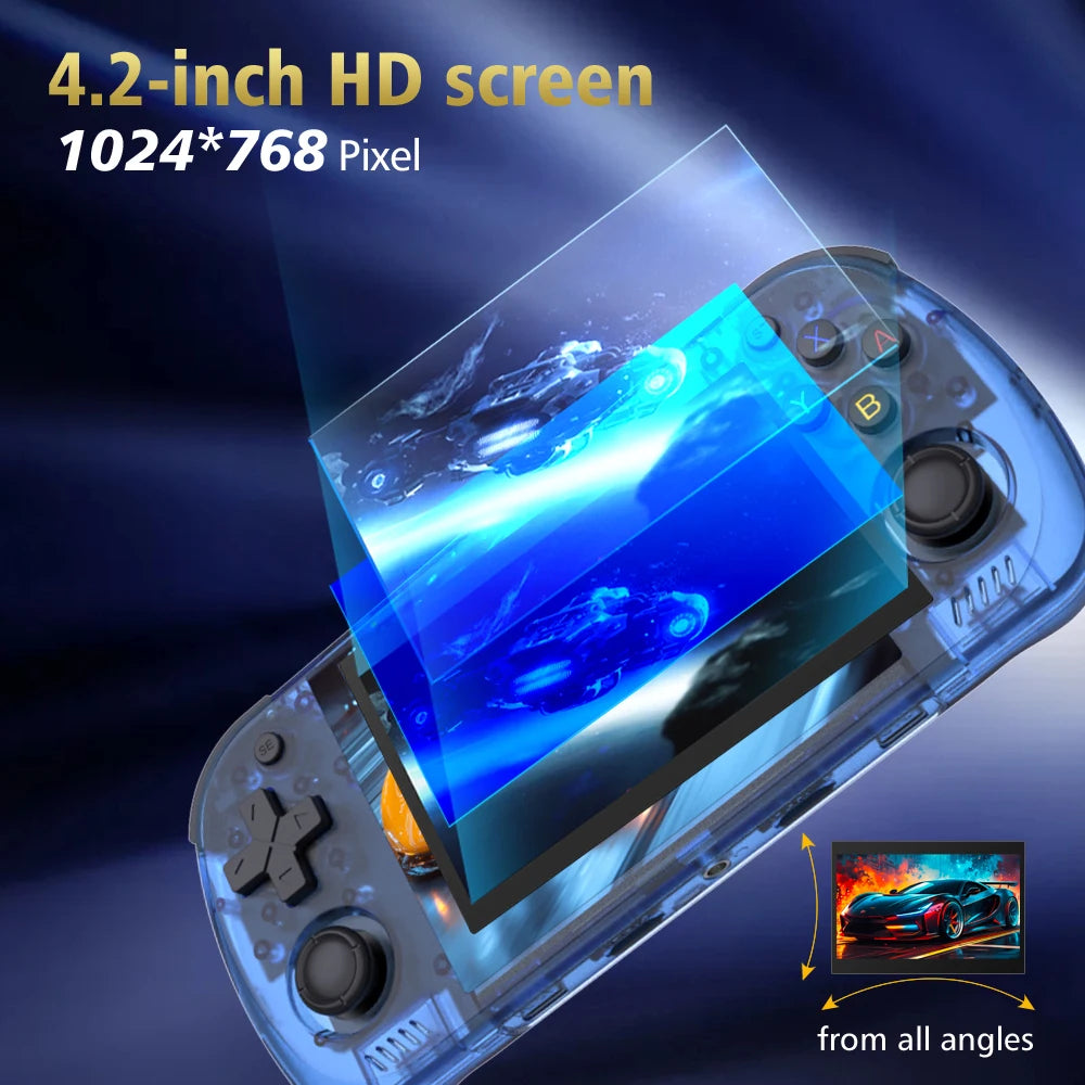 Console Portable Rétro BOYHOM 2026 – Écran IPS 4" | Linux | Wi-Fi | 64Go/128Go