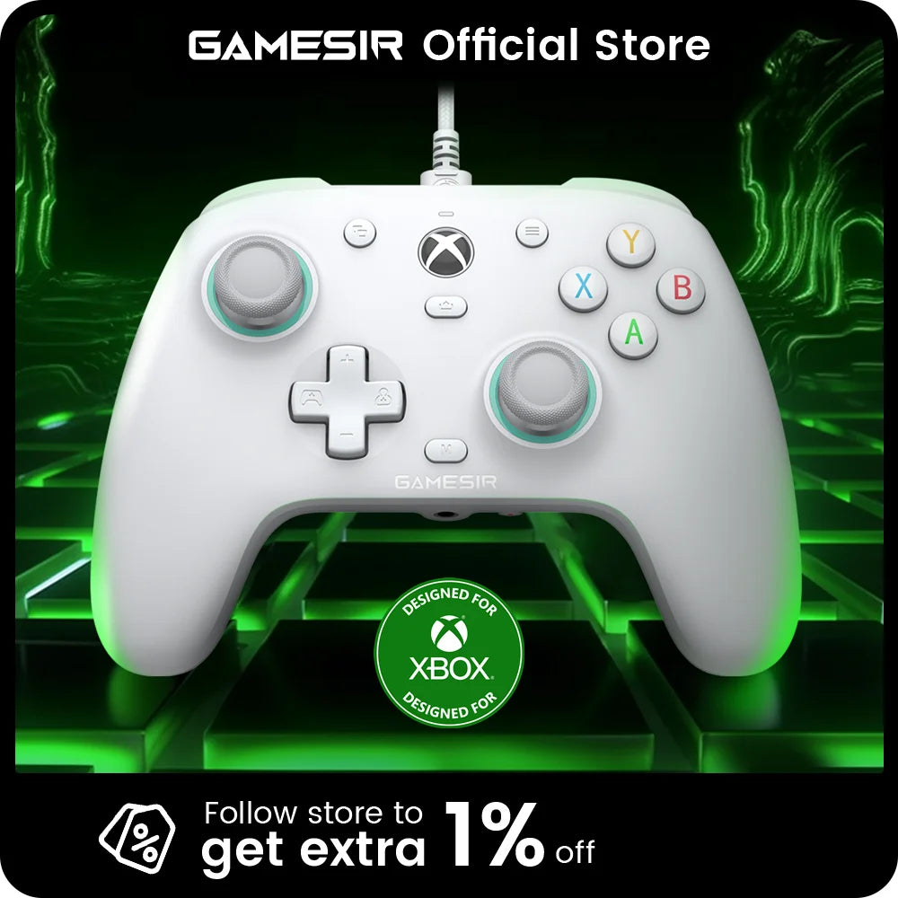 GameSir G7 SE Manette de jeu Xbox Manette filaire pour Xbox Series X, Xbox Series S, Xbox One, avec manette à effet Hall - LE COIN  DES GAMERS - GameSir G7 SE Manette de jeu Xbox Manette filaire pour Xbox Series X, Xbox Series S, Xbox One, avec manette à effet Hall - LE COIN  DES GAMERS - LE COIN  DES GAMERS