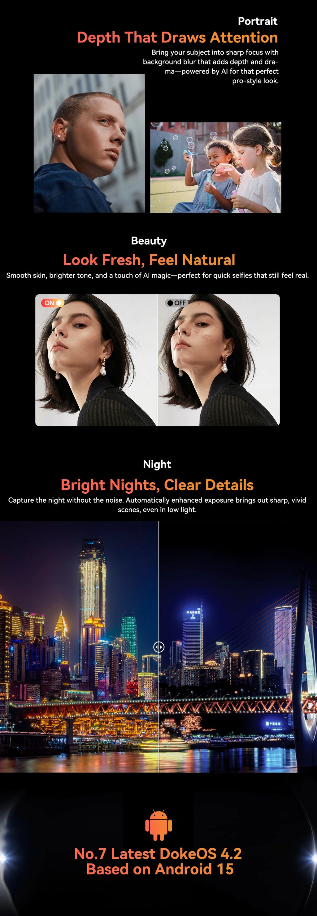 Blackview Fort 1 – smartphone robuste 4G, 6 Go RAM, 256 Go, 10 000 mAh