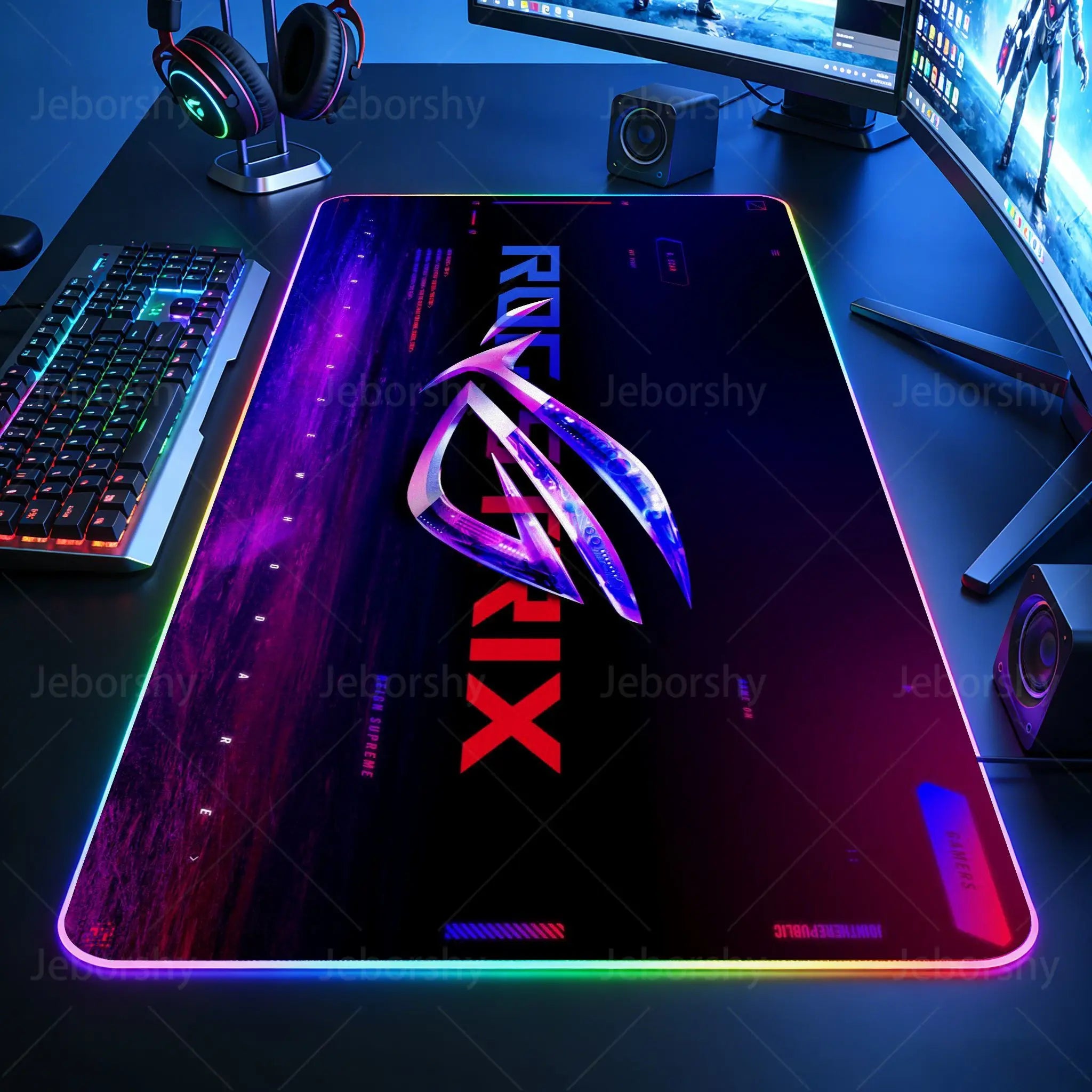 Tapis de souris noir, tapis de souris gaming, tapis de souris gaming anime, tapis gaming, tapis de souris XXL mignon pour ordinateur, grand tapis de clavier gaming.