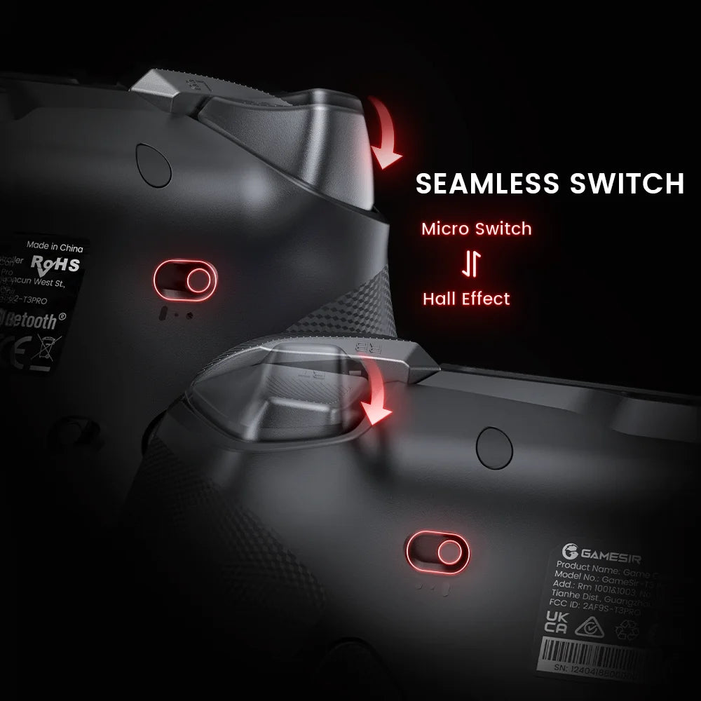 Manette GameSir Tarantula Pro pour Switch 2 - Sans Fil, Gyroscope 6 Axes, Effet Hall, NFC