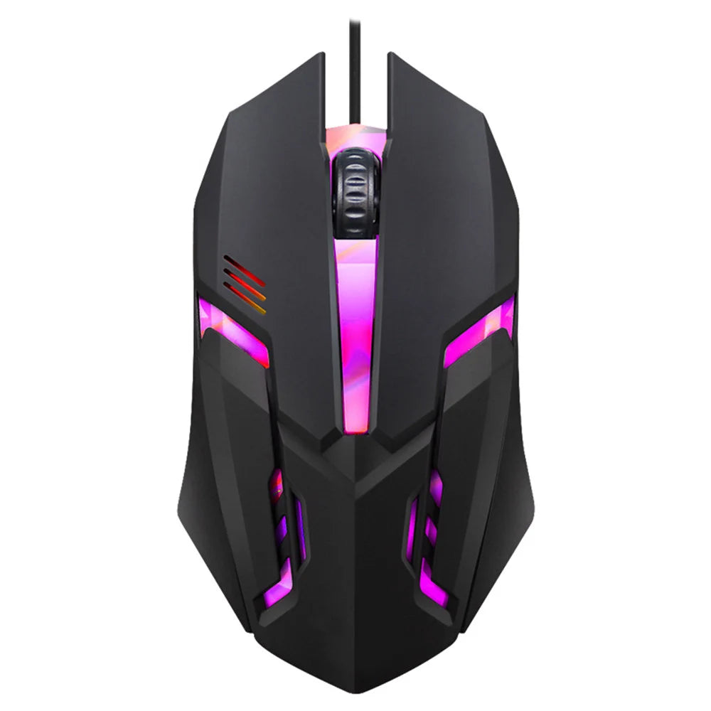 Souris Gaming LED USB Filaire 5000 DPI – Éclairage RGB 7 couleurs