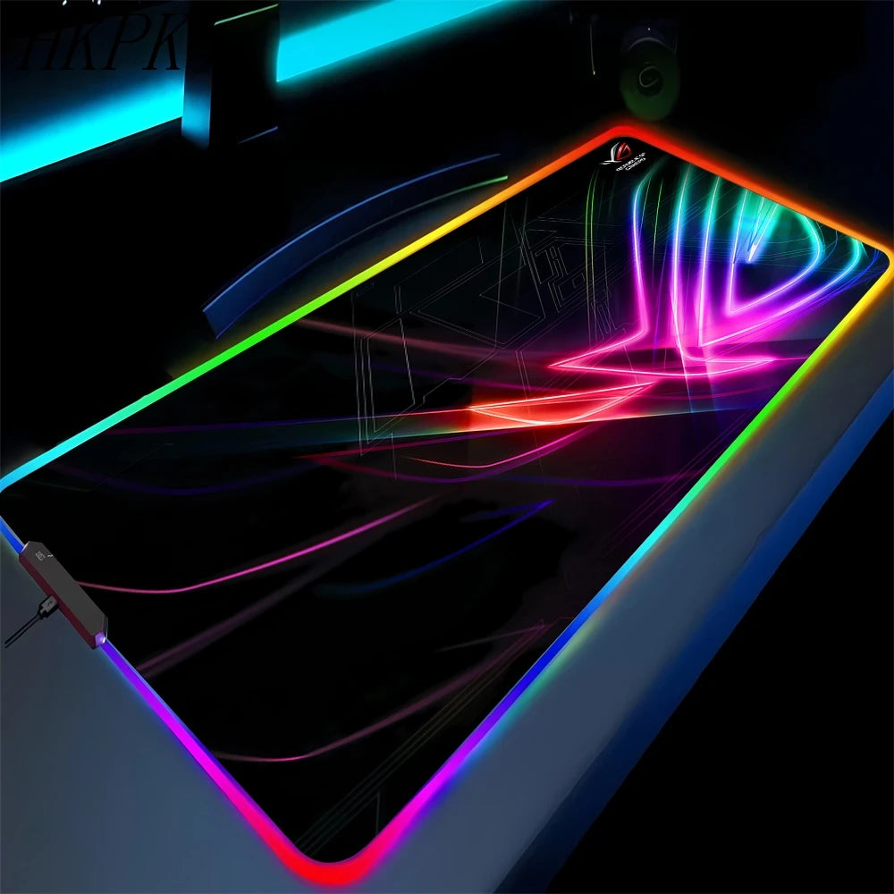 Tapis de souris noir, tapis de souris gaming, tapis de souris gaming anime, tapis gaming, tapis de souris XXL mignon pour ordinateur, grand tapis de clavier gaming.