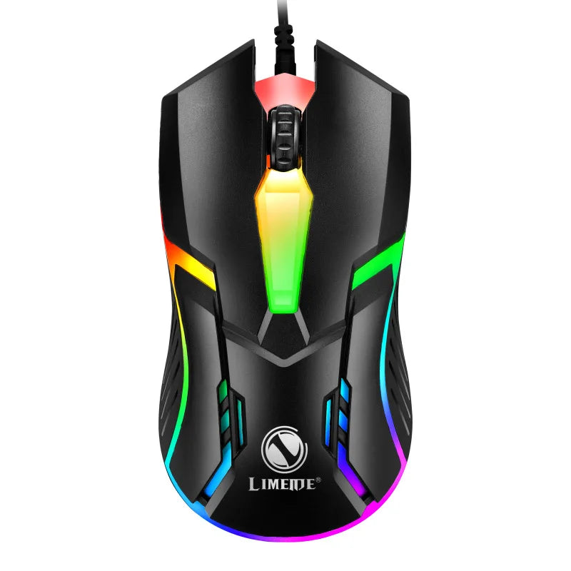 Souris Gamer Filaire S1 – LED RGB 7 Couleurs, Design Ergonomique, 1000 DPI