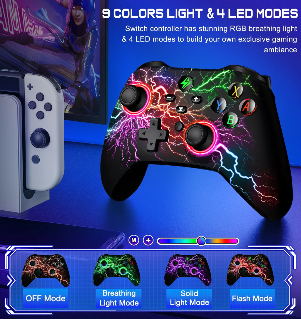 Manette de jeu sans fil pour Switch/Switch Lite/Switch OLED avec fonction de réveil programmable et turbo - LE COIN  DES GAMERS - Manette de jeu sans fil pour Switch/Switch Lite/Switch OLED avec fonction de réveil programmable et turbo - LE COIN  DES GAMERS - LE COIN  DES GAMERS