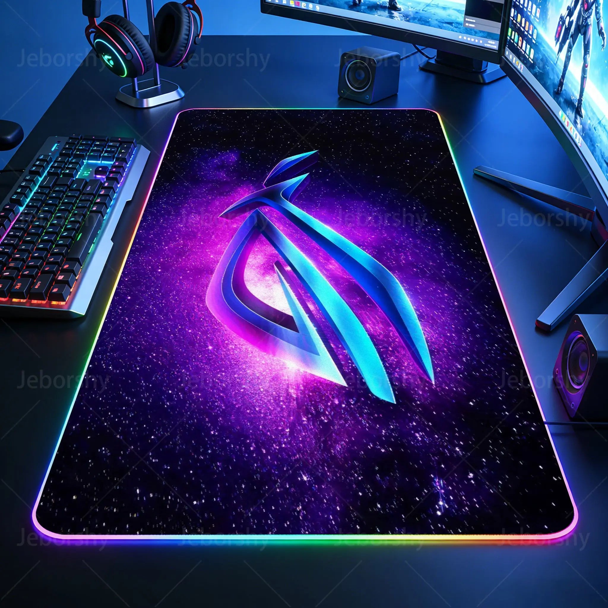 Tapis de souris noir, tapis de souris gaming, tapis de souris gaming anime, tapis gaming, tapis de souris XXL mignon pour ordinateur, grand tapis de clavier gaming.