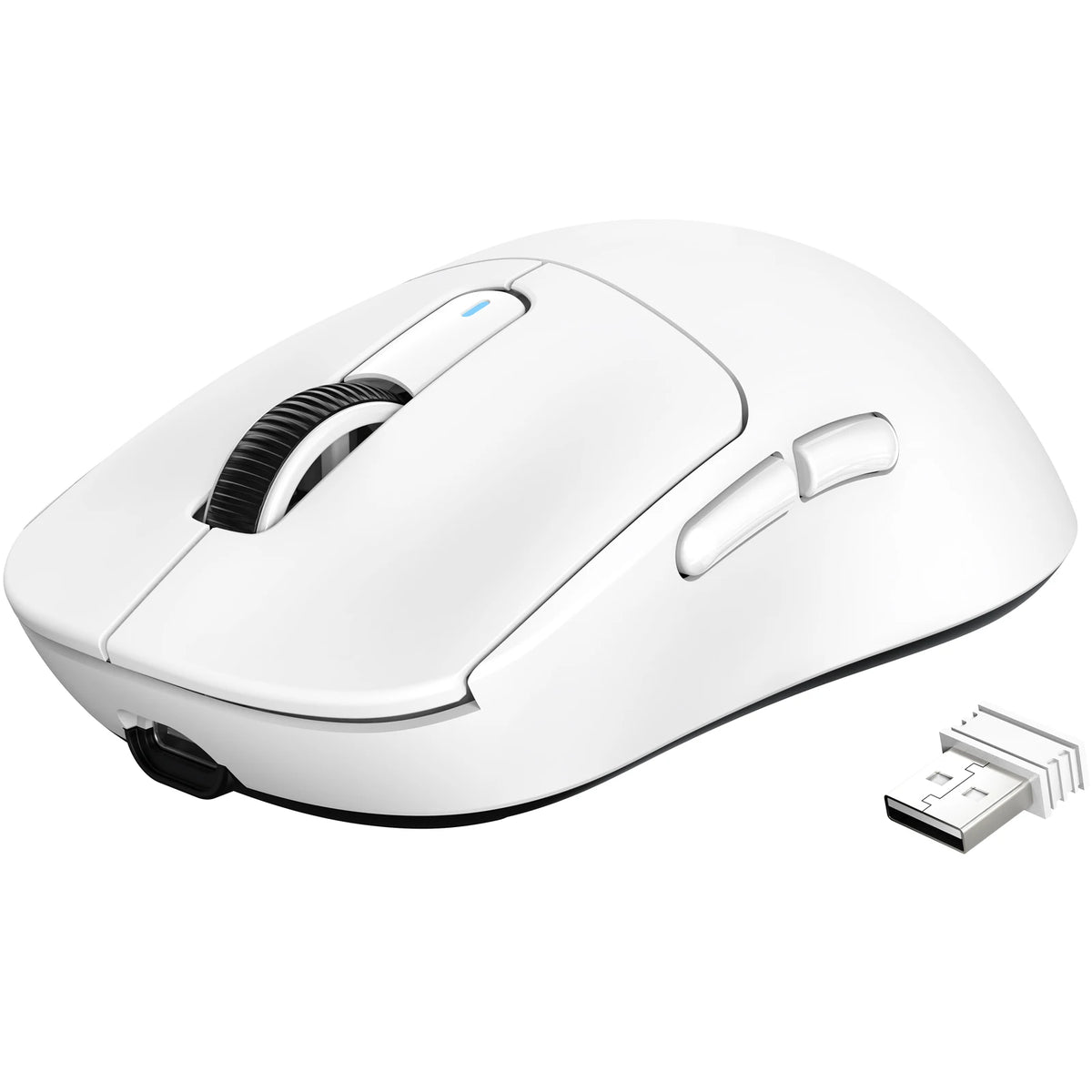 Attack Shark Bery – Souris Gaming Ergonomique Sans Fil | PAW3395 26K DPI | Triple Mode | Ultra-Légère 49g | 5 Couleurs