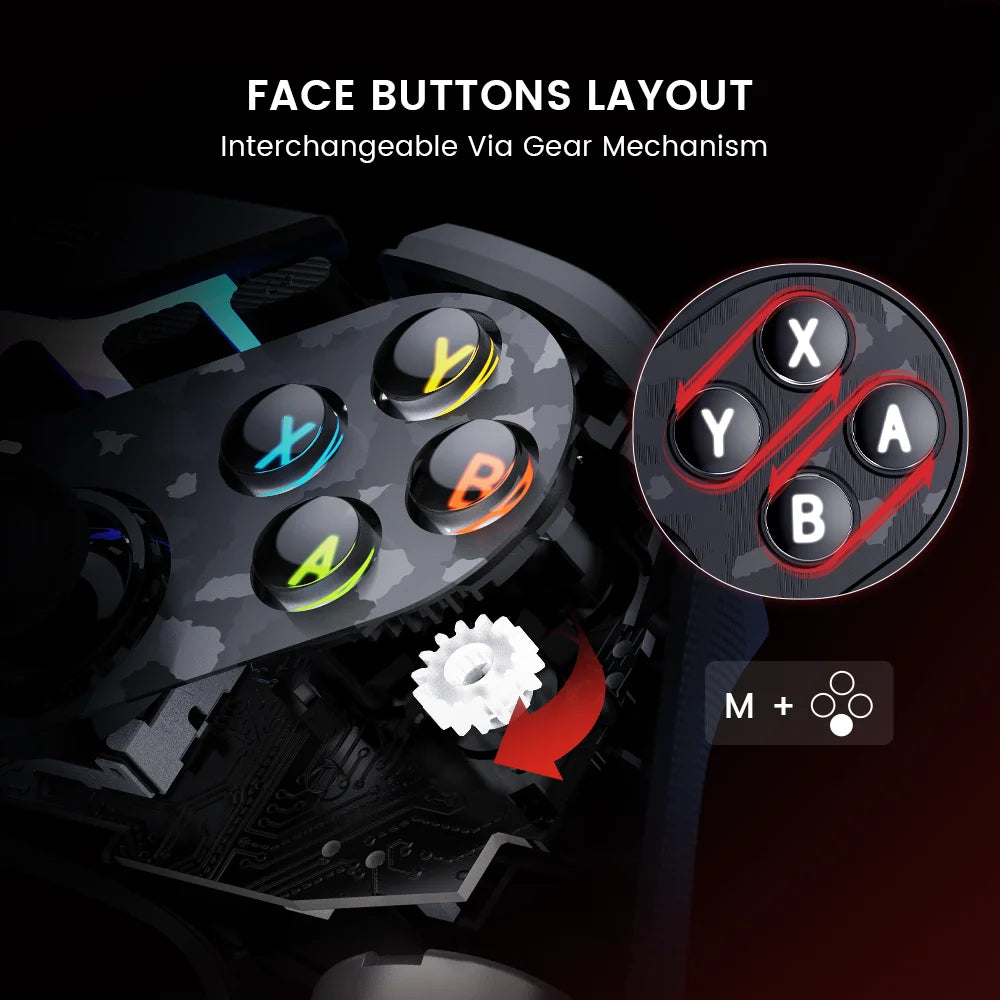 Manette GameSir Tarantula Pro pour Switch 2 - Sans Fil, Gyroscope 6 Axes, Effet Hall, NFC