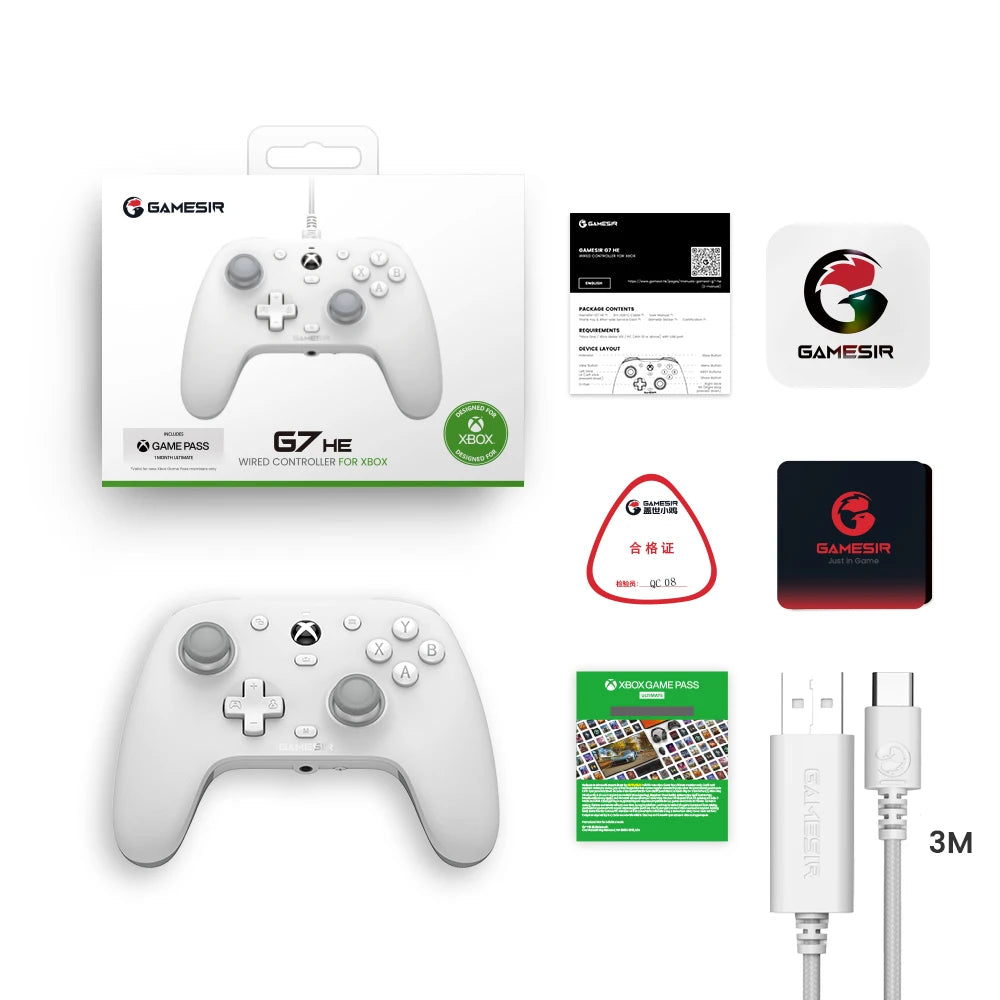 Manette filaire GameSir G7 HE pour Xbox et PC