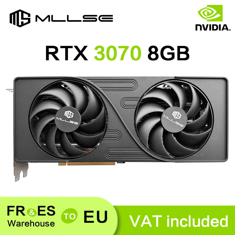 Carte graphique de jeu MLLSE Geforce RTX 3070 8 Go, 8+8 broches GDDR6 256 bits PCI-E 4.0 NVIDIA GPU rtx 3070 8 Go - LE COIN  DES GAMERS - Carte graphique de jeu MLLSE Geforce RTX 3070 8 Go, 8+8 broches GDDR6 256 bits PCI-E 4.0 NVIDIA GPU rtx 3070 8 Go - LE COIN  DES GAMERS - LE COIN  DES GAMERS