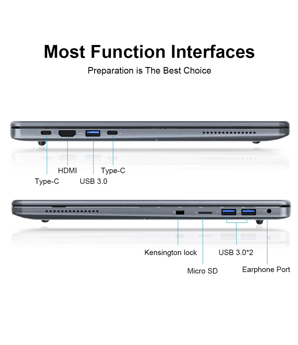PC portable Ninkear N16 Pro - Intel Core Ultra 5, 16" 2.5K 120 Hz, 16 Go, 1 To SSD