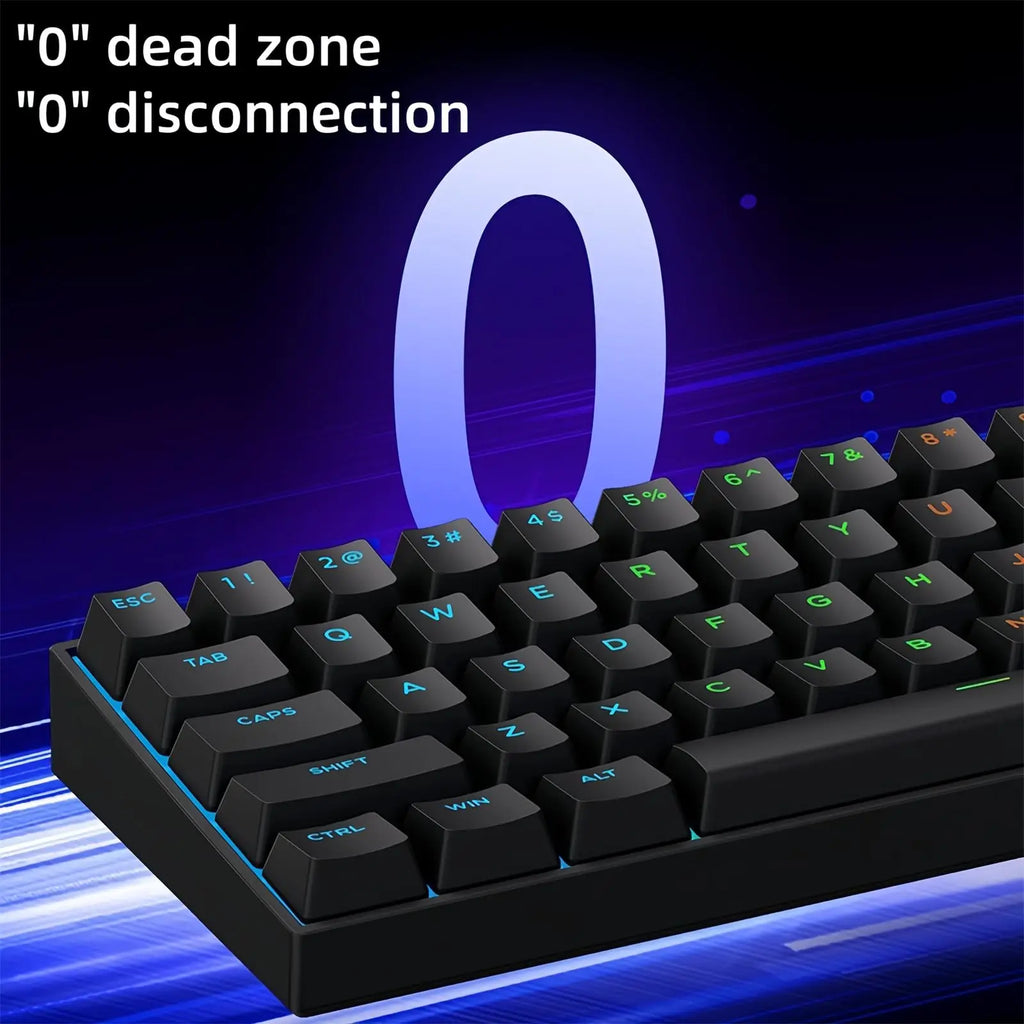 MCHOSE ACE 68 – Clavier Gaming Mécanique Magnétique 8000 Hz, Switch Hall Effect, RVB, 65%