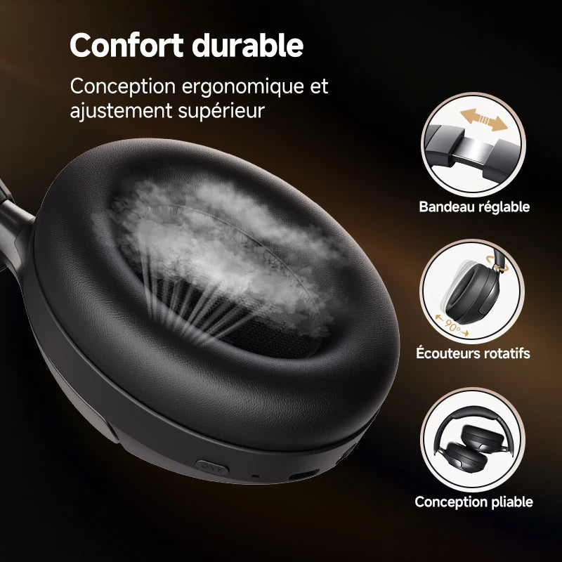 Casque Bluetooth QCY H3 Pro ANC 50 dB