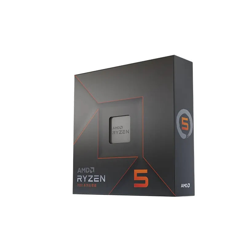 AMD Ryzen 5 7600X – Processeur Gaming 6 Cœurs / 12 Threads, Socket AM5, DDR5, 4,7 GHz
