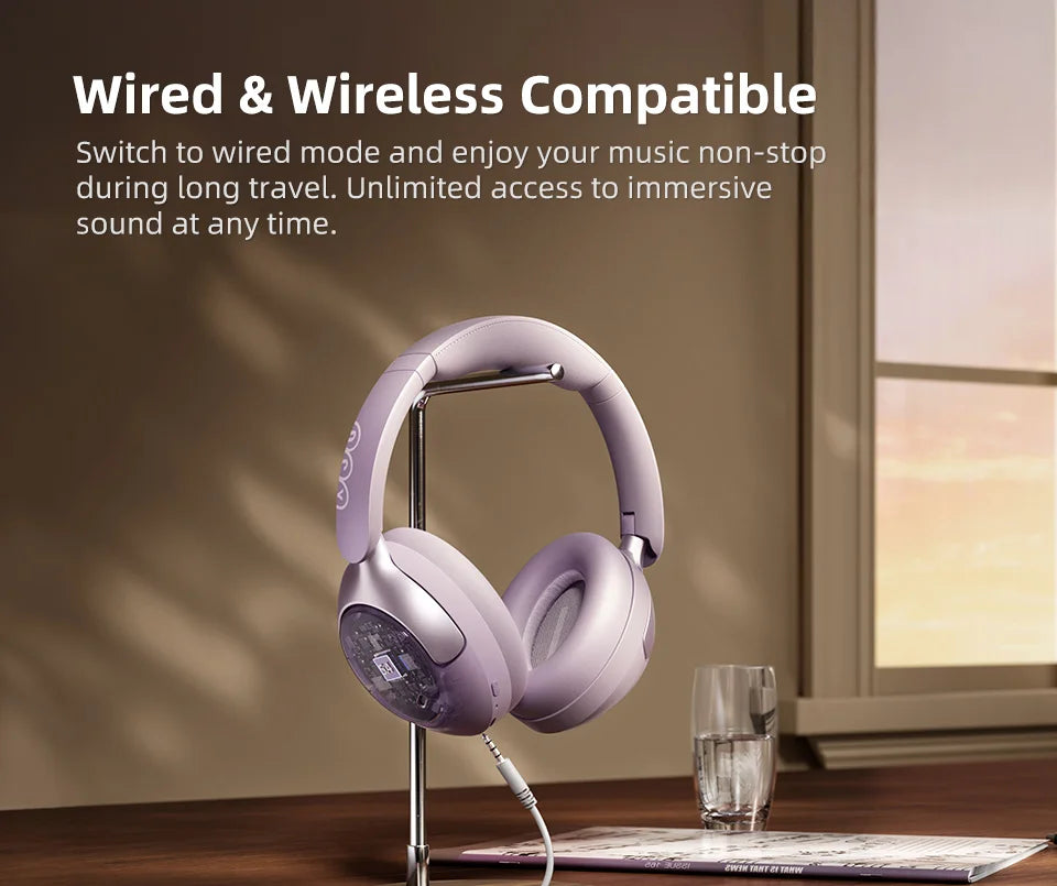 Casque Sans Fil QCY H3 Pro ANC – Réduction Bruit 50dB, LDAC Hi-Res, 55H, Bluetooth 5.4
