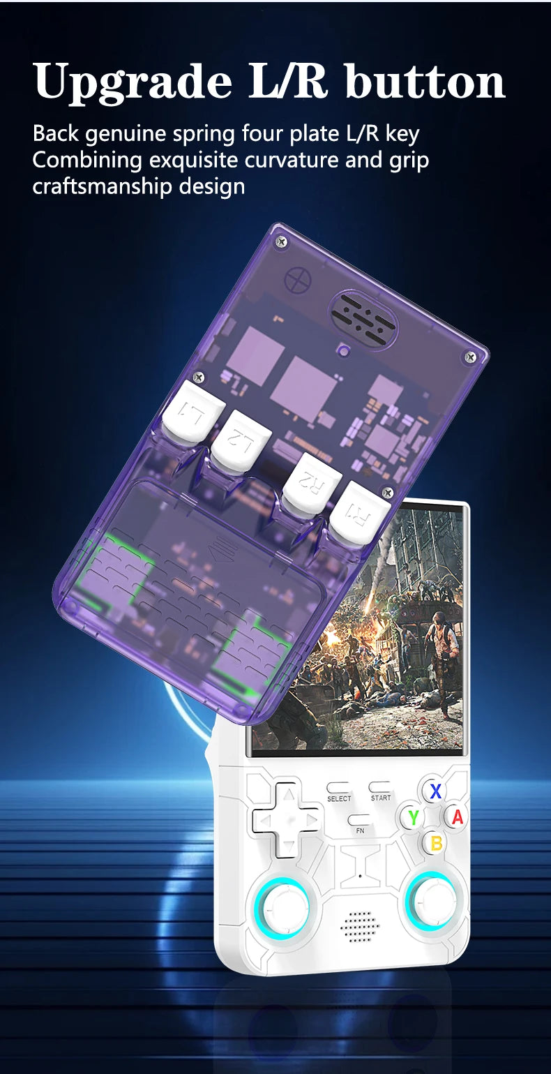 Console Rétro Portable R36 Ultra – Écran IPS 4", 20 000+ Jeux, 64/128 Go