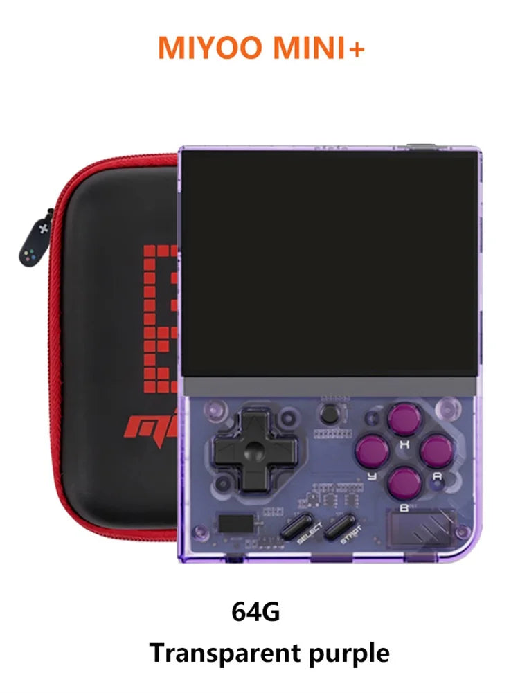 MIYOO Mini Plus – Console Rétro Portable, Écran IPS 3,5" HD, Wi-Fi, 3000 mAh