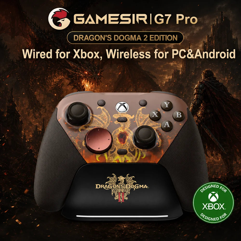 GameSir G7 Pro Manette de jeu sans fil pour PC mobile, manette filaire pour Xbox, avec station de charge, pour Xbox Series X S One PC Steam - LE COIN  DES GAMERS - GameSir G7 Pro Manette de jeu sans fil pour PC mobile, manette filaire pour Xbox, avec station de charge, pour Xbox Series X S One PC Steam - LE COIN  DES GAMERS - LE COIN  DES GAMERS