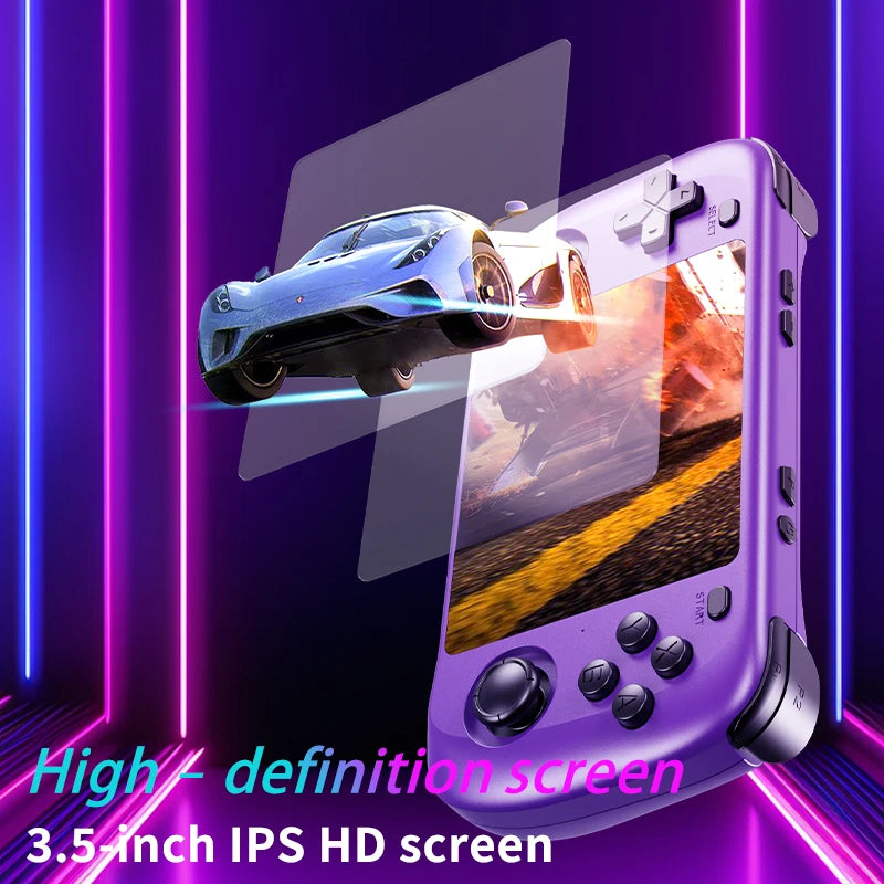 Console de Jeu Rétro H36S 2026 Portable avec Écran IPS HD 64 Go 128 Go Système d'Exploitation Open Source Jeux Classiques