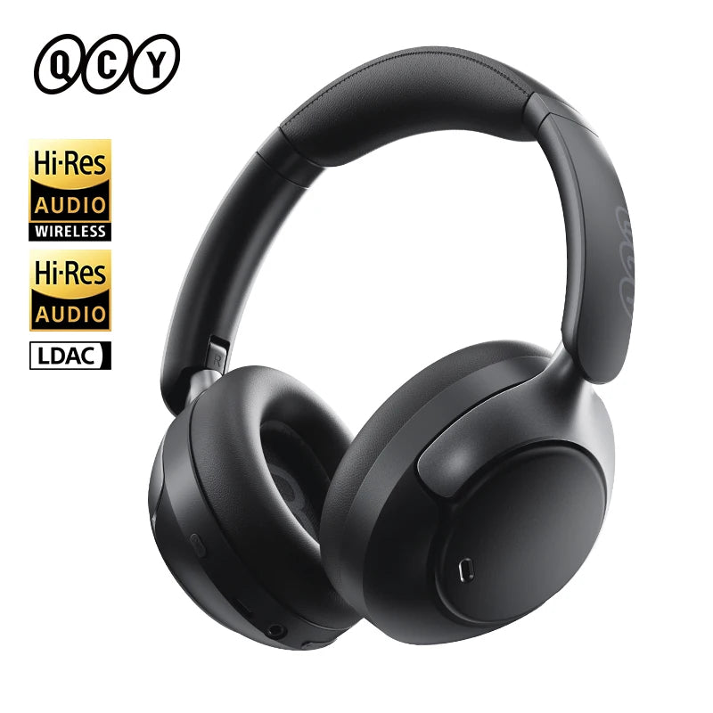 Casque Sans Fil QCY H3 Pro ANC – Réduction Bruit 50dB, LDAC Hi-Res, 55H, Bluetooth 5.4