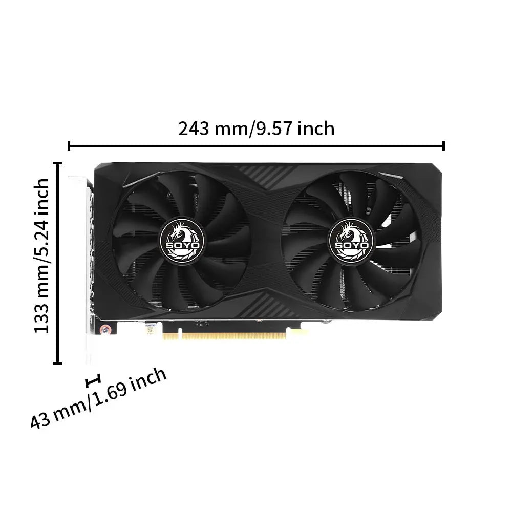 SOYO New Gaming Graphics Cards NVIDIA GeForce RTX 3060Ti 8GB GDDR6 256 Bit Desktop GPU Video Card Computer components - LE COIN  DES GAMERS - SOYO New Gaming Graphics Cards NVIDIA GeForce RTX 3060Ti 8GB GDDR6 256 Bit Desktop GPU Video Card Computer components - LE COIN  DES GAMERS - LE COIN  DES GAMERS