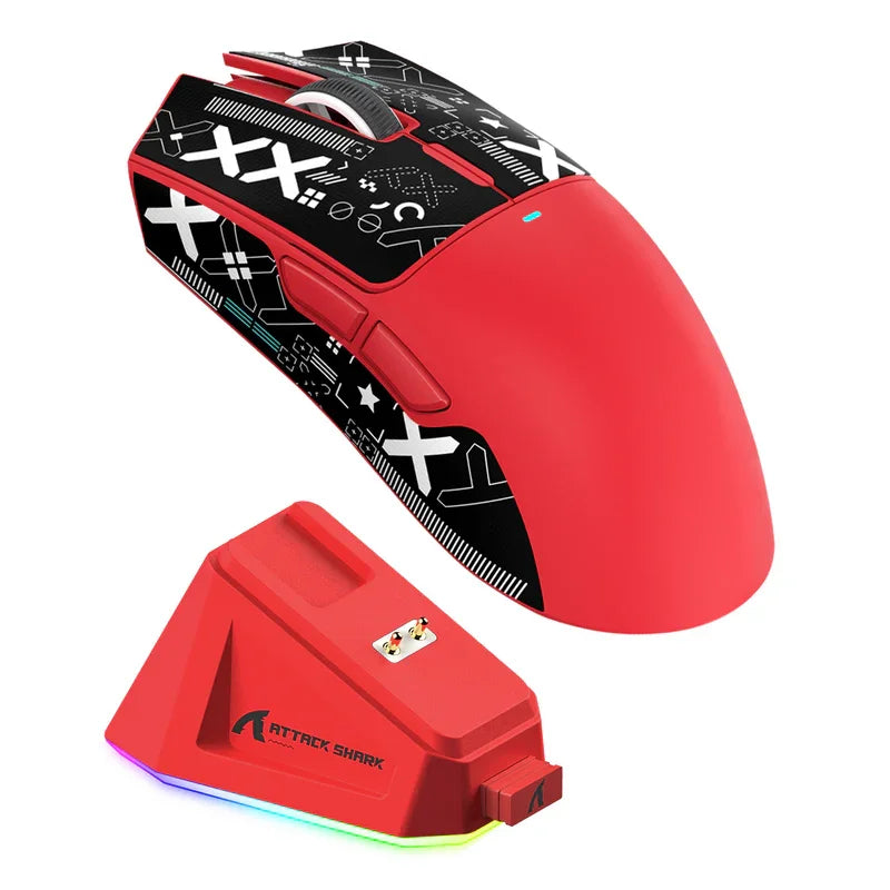 Attack Shark X11 – Souris Gaming Sans Fil Tri-Mode | 22K DPI | RGB | Ultra-Légère 59g | Bluetooth / 2.4G / USB-C