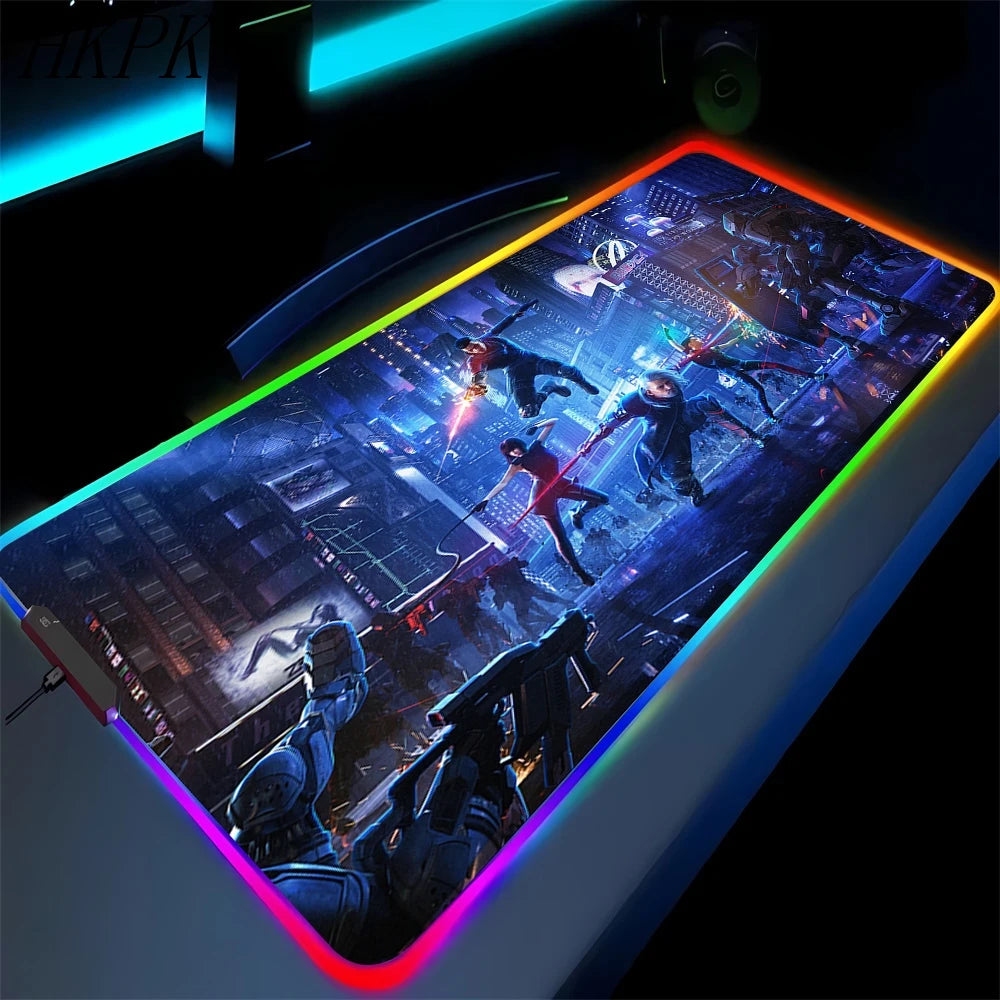 Tapis de souris noir, tapis de souris gaming, tapis de souris gaming anime, tapis gaming, tapis de souris XXL mignon pour ordinateur, grand tapis de clavier gaming.