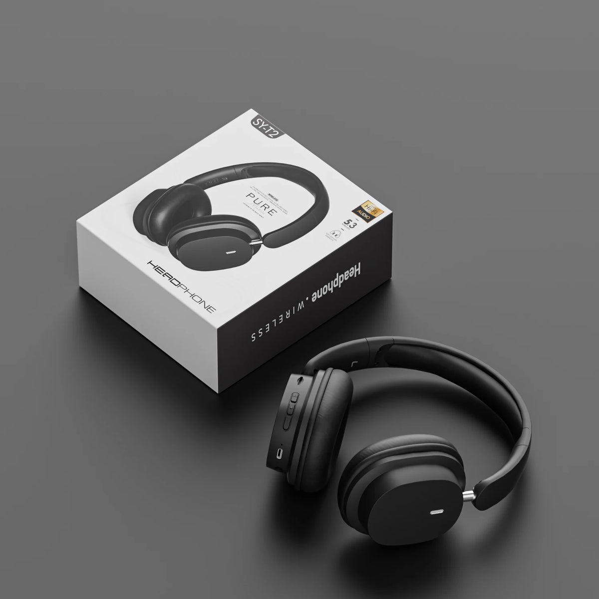 Casque Bluetooth Gaming EOENKK SY-T2 – Sans fil & Filaire, Micro, Réduction de bruit