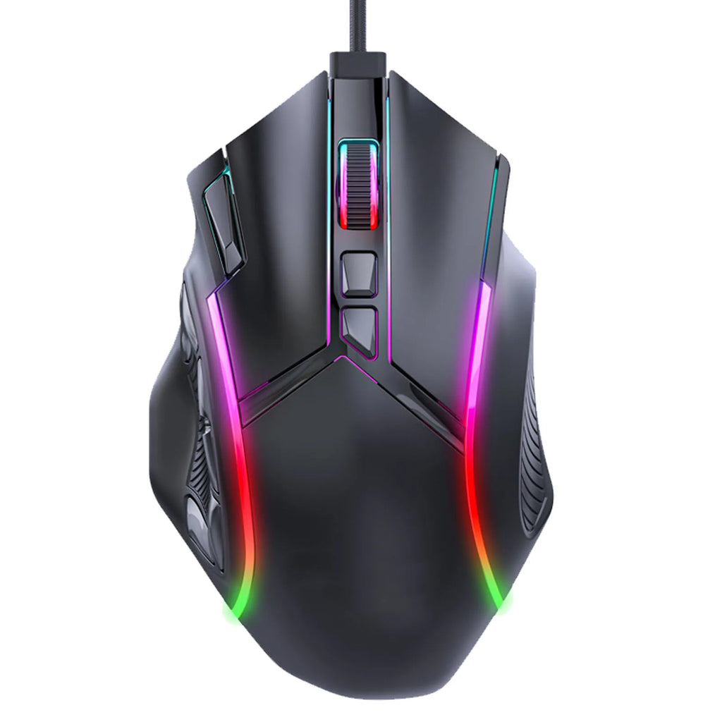 Souris de jeu RGB 12800DPI, filaire, 12800DPI, 12 touches, définition Macro, accessoires de remplacement pour ordinateur - LE COIN  DES GAMERS - Souris de jeu RGB 12800DPI, filaire, 12800DPI, 12 touches, définition Macro, accessoires de remplacement pour ordinateur - LE COIN  DES GAMERS - LE COIN  DES GAMERS