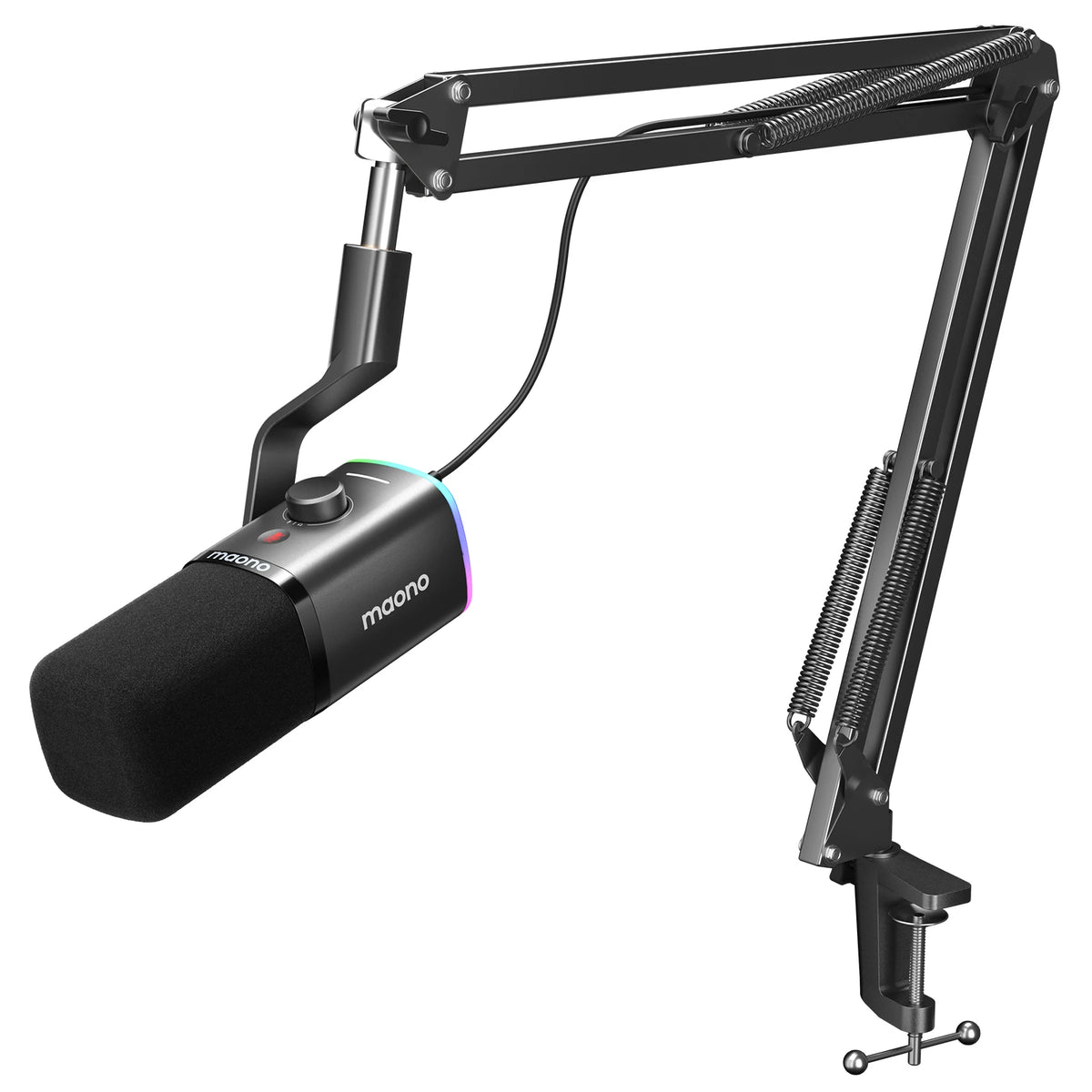 MAONO PD100X - Microphone Dynamique USB/XLR pour Streaming et Gaming
