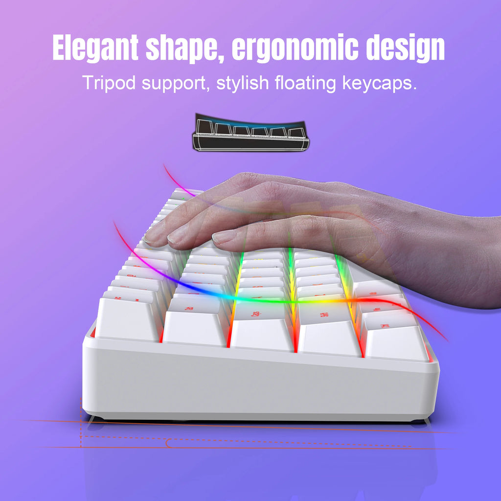 Clavier et souris combo ensemble gamer blanc clavier combo ordinateur filaire claviers souris bureau teclado pour ordinateur portable