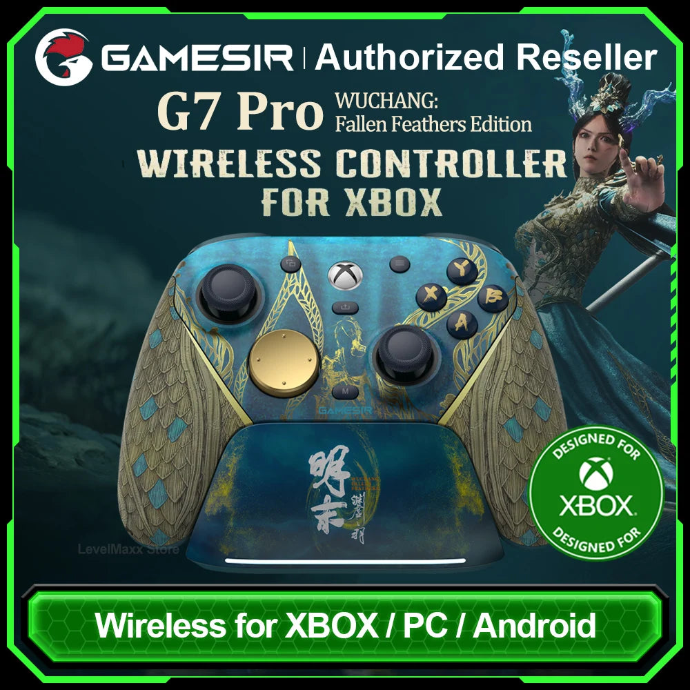 GameSir G7 Pro WUCHANG – Manette Sans Fil Xbox/PC/Android | Édition Fallen Feathers