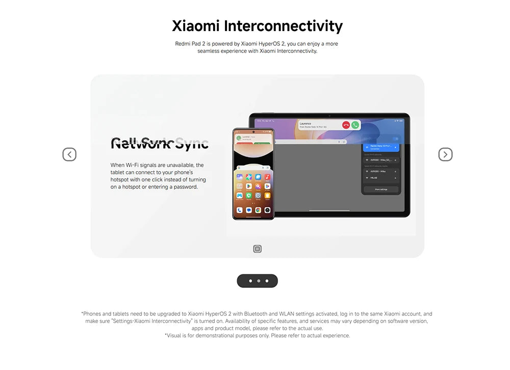 Xiaomi Redmi Pad 2 Wi-Fi | Tablette 11" 2.5K 90Hz | Helio G100-Ultra | 9000mAh | HyperOS 2