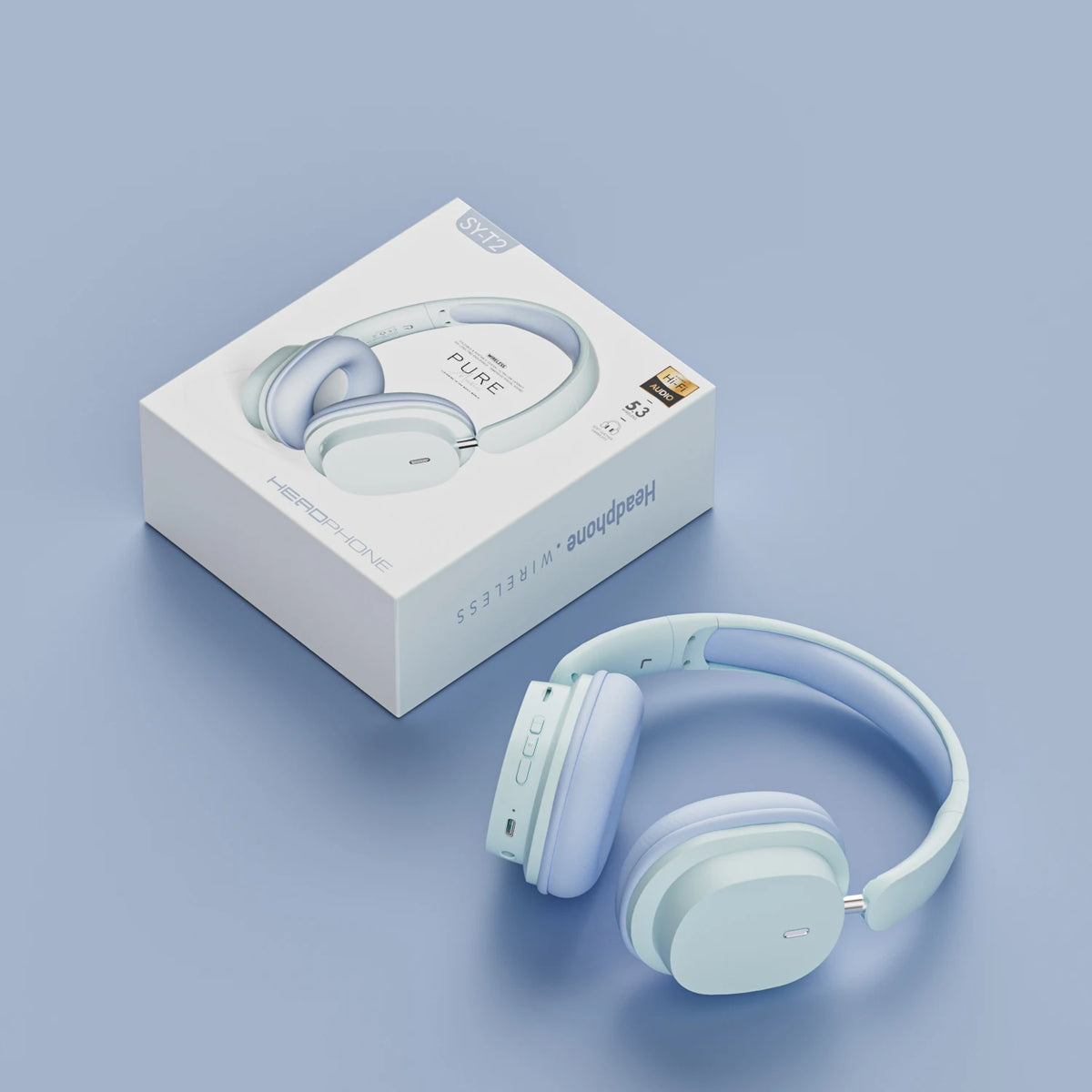 Casque Bluetooth Gaming EOENKK SY-T2 – Sans fil & Filaire, Micro, Réduction de bruit