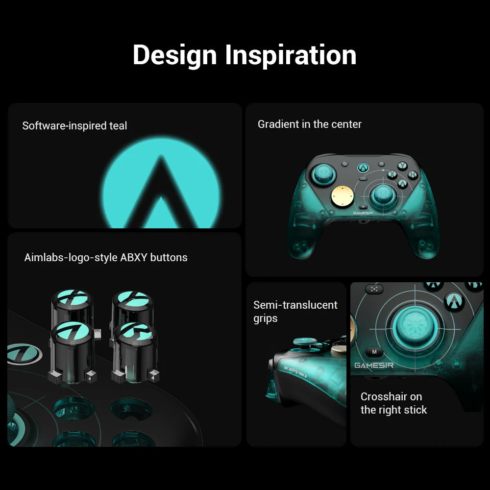 Manette GameSir G7 Pro 8K Aimlabs, sticks TMR et station de charge