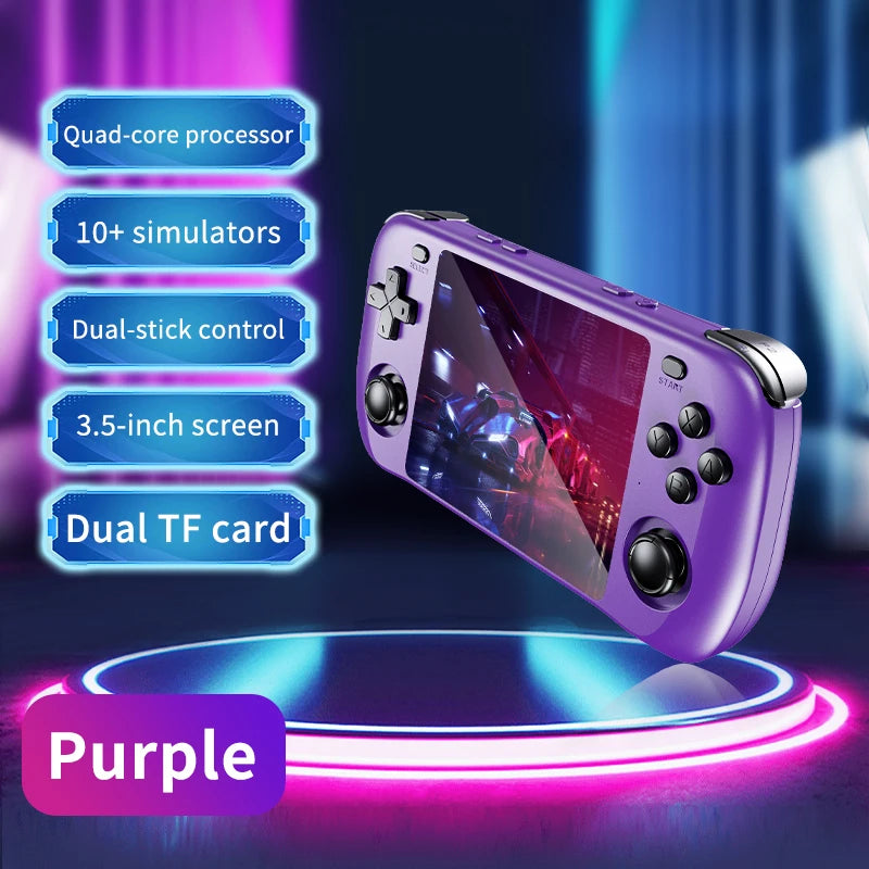 Console de Jeu Rétro H36S 2026 Portable avec Écran IPS HD 64 Go 128 Go Système d'Exploitation Open Source Jeux Classiques