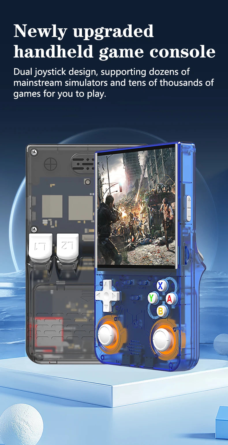 Console Rétro Portable R36 Ultra – Écran IPS 4", 20 000+ Jeux, 64/128 Go