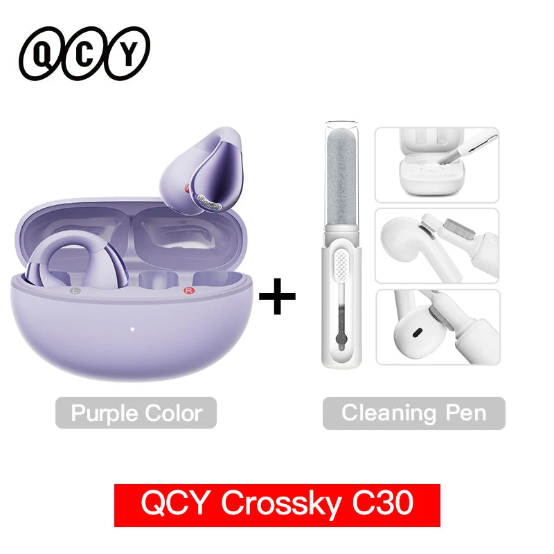 QCY Crossky C30 – Écouteurs Open-Ear Bluetooth 5.4