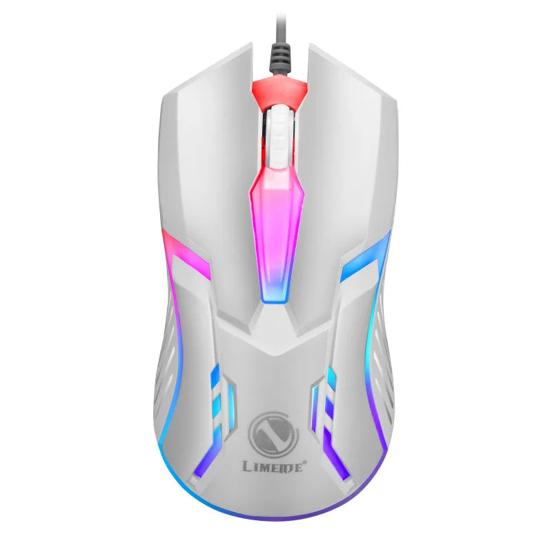 Souris Gamer Filaire S1 – LED RGB 7 Couleurs, Design Ergonomique, 1000 DPI