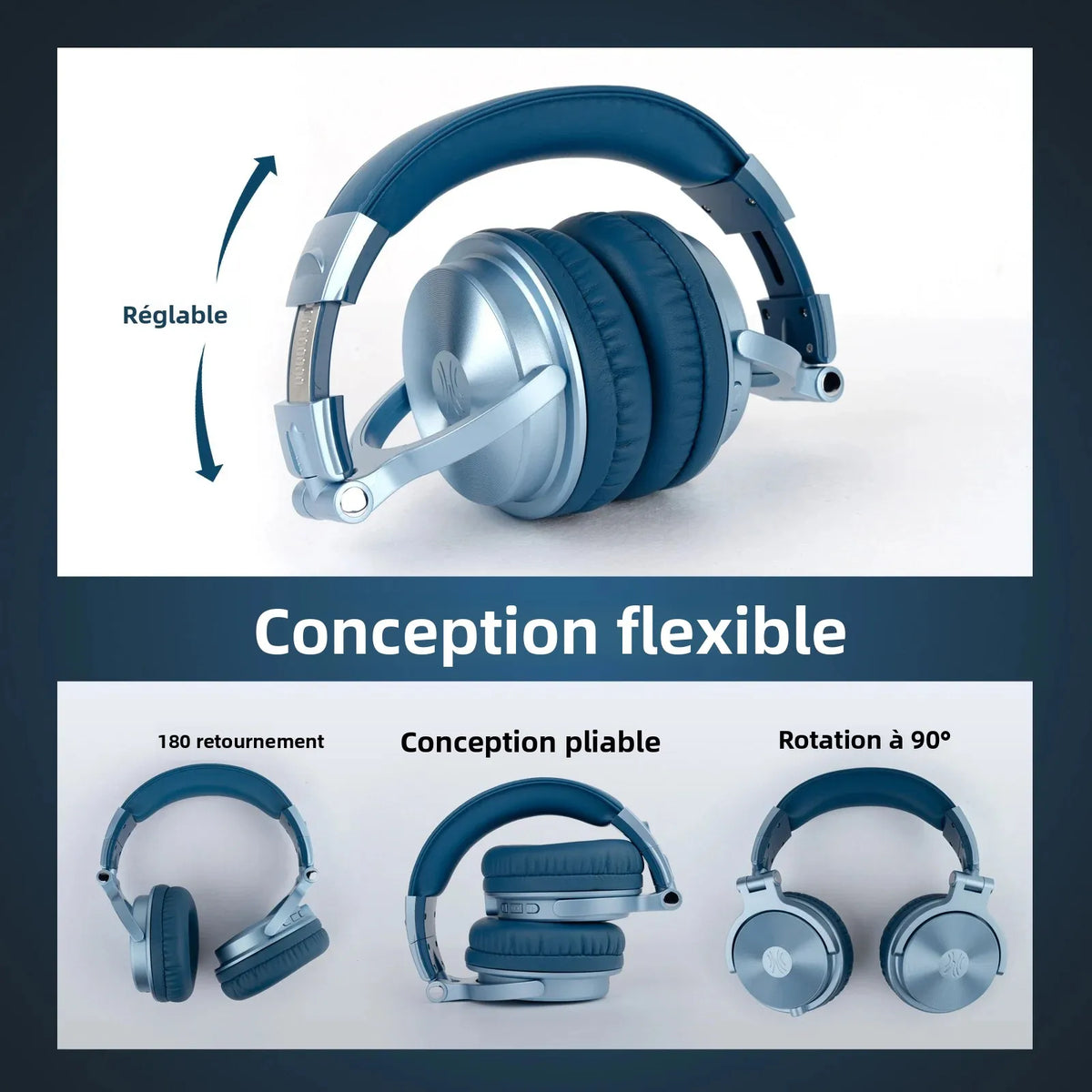 Casque Bluetooth OneOdio Pro C – 110 h