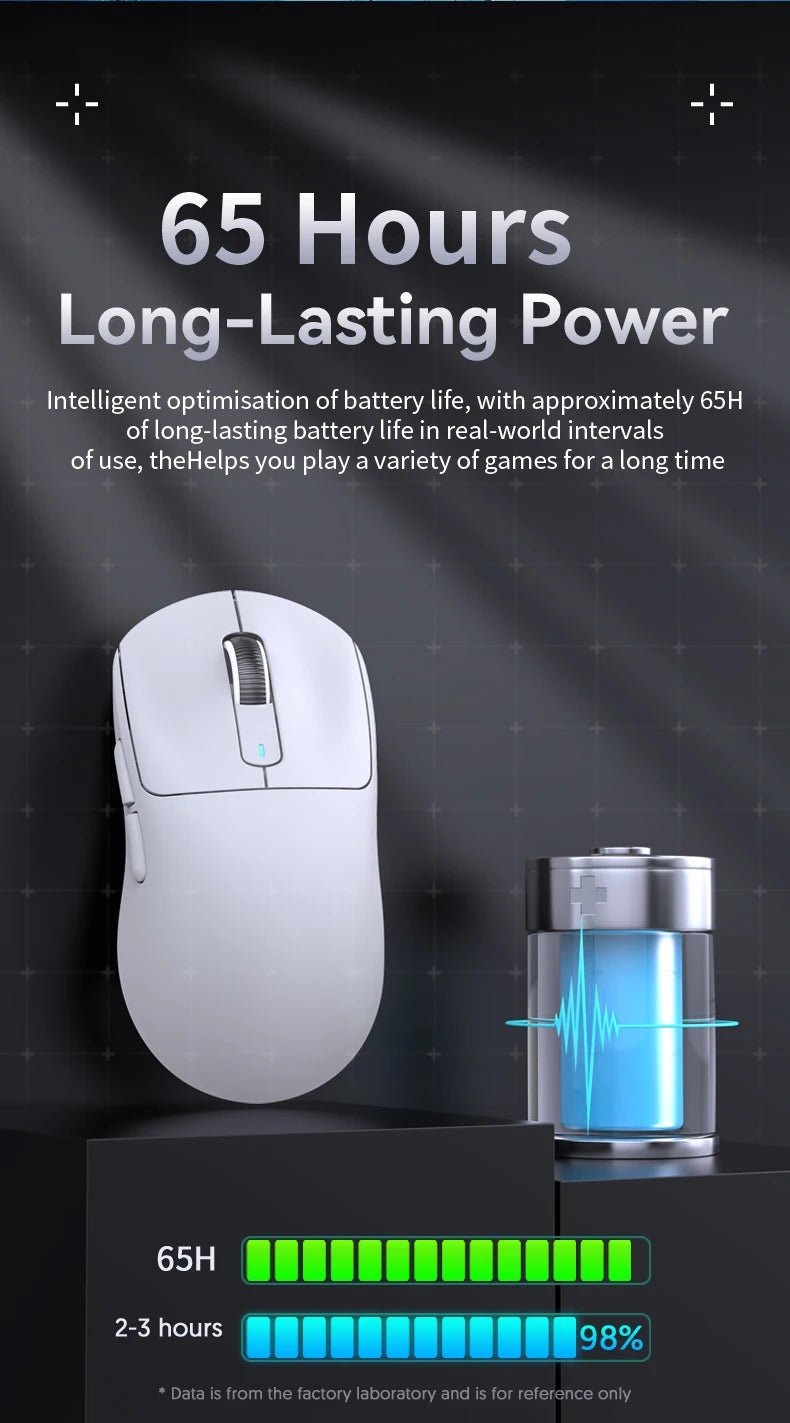 Attack Shark X3 / X3 Pro – Souris Gaming Sans Fil Pixart 3395 | 26 000 DPI | 49g