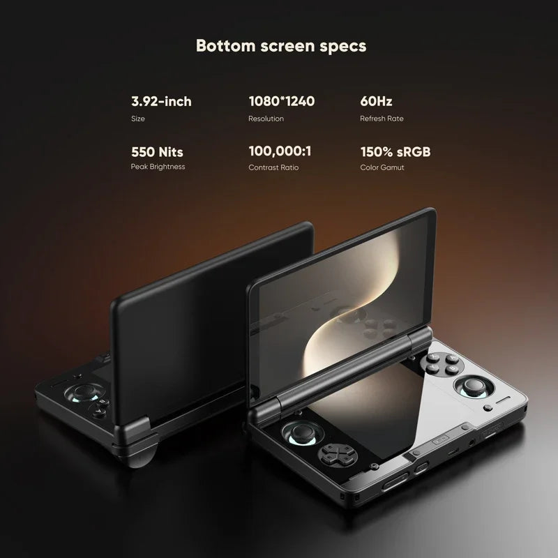AYN Thor - Console de Jeu Portable Clamshell Android, Écran AMOLED 6" 120Hz