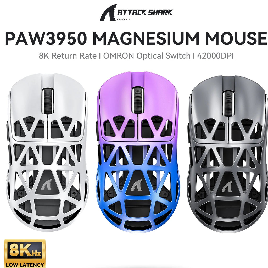 Souris Gaming Attack Shark R2 (Sans Fil)