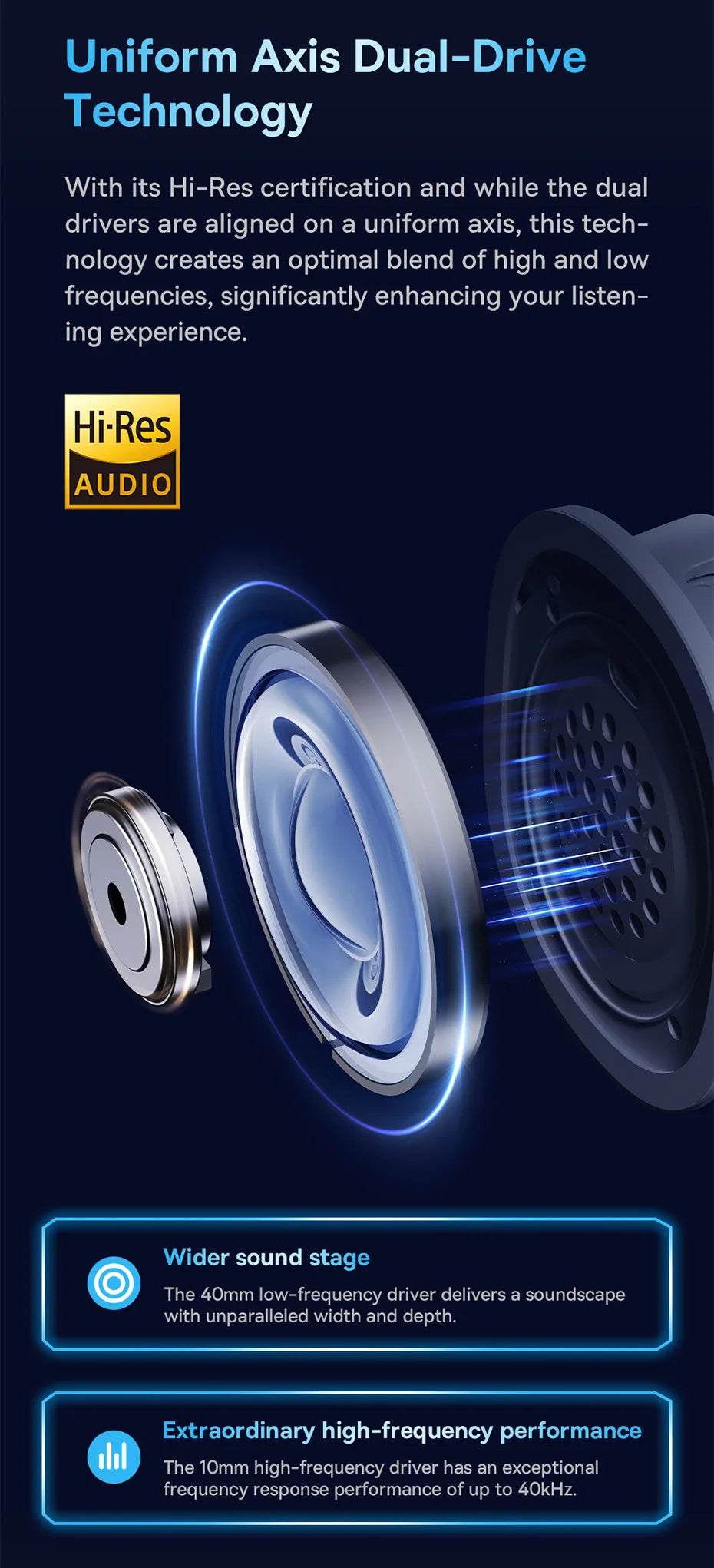 Casque Gaming Sans Fil Baseus GH02 – Bluetooth 5.3, 2.4G, 40H Autonomie, RGB, Micro