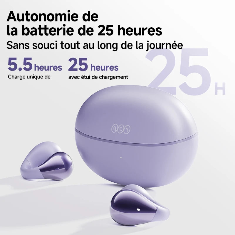 QCY Crossky C30 – Écouteurs Open-Ear Bluetooth 5.4