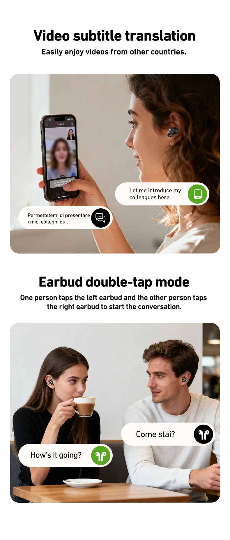 Écouteurs Bluetooth HTC NE79 avec réduction active du bruit