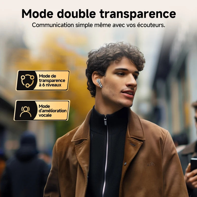 QCY MeloBuds Pro – Écouteurs Bluetooth ANC 46 dB